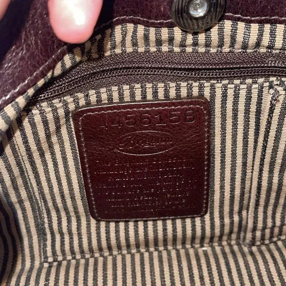 Brighton canvas and leather purse handbag shoulder bag excellent used condition - Picture 6 of 7